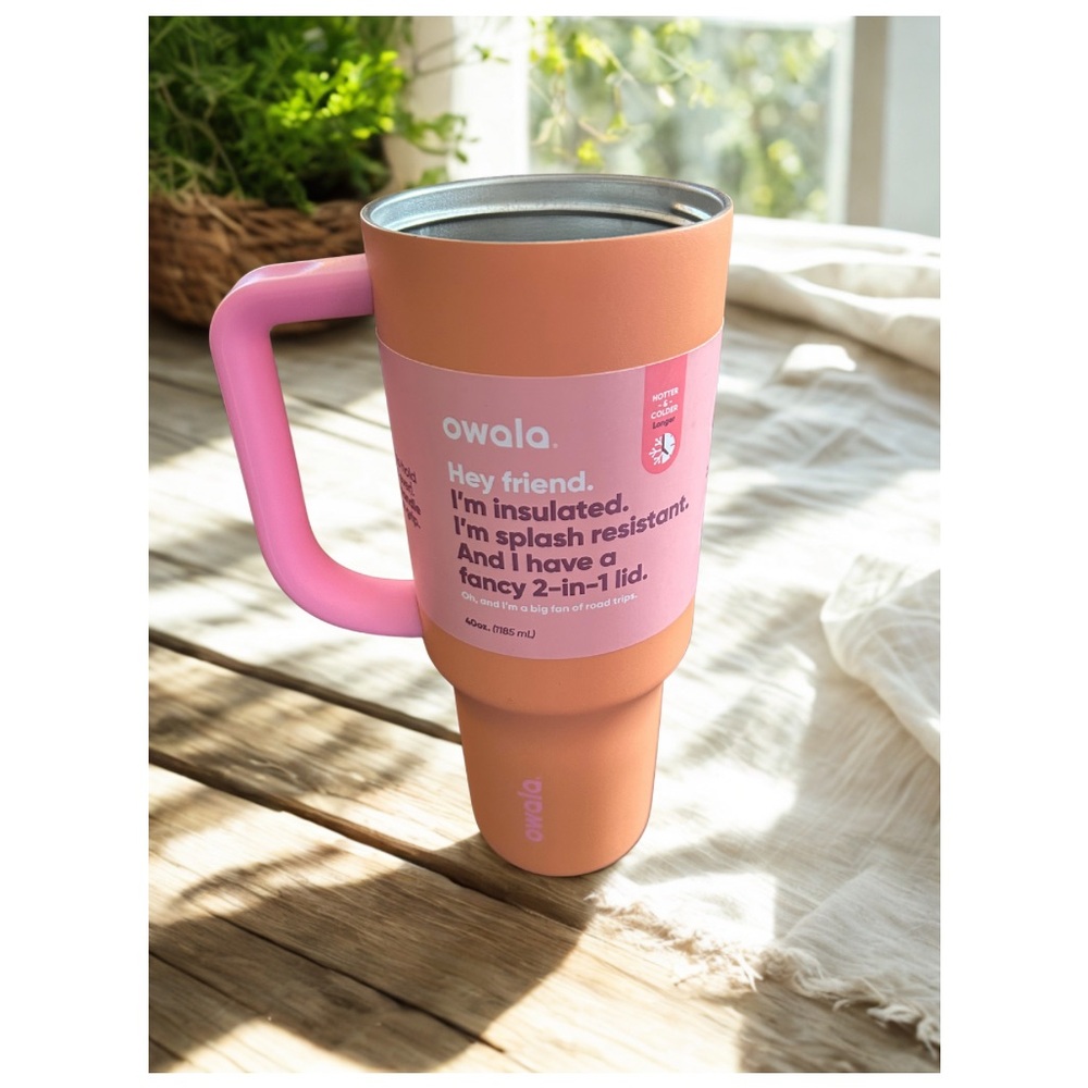 Owala 40oz Tumbler – Tangerine Pink | Brand New (Tumbler Only, No Lid/Straw)